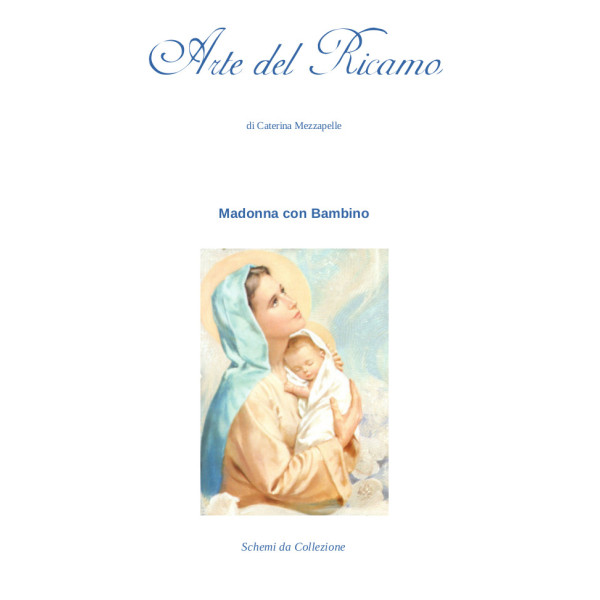 Schema Punto Croce - Madonna con Bambino